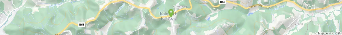 Map representation of the location for Apotheke Kainbach in 8010 Kainbach bei Graz